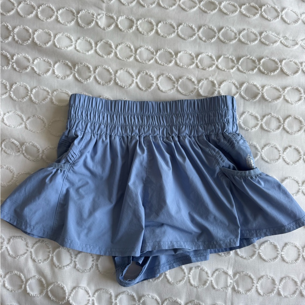 Free People Movement Get Your Flirt on Shorts - Cloudy Waters